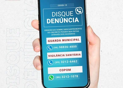 Telefones para denúncias