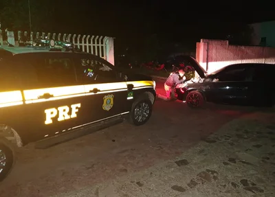 Veículo apreendido pela PRF
