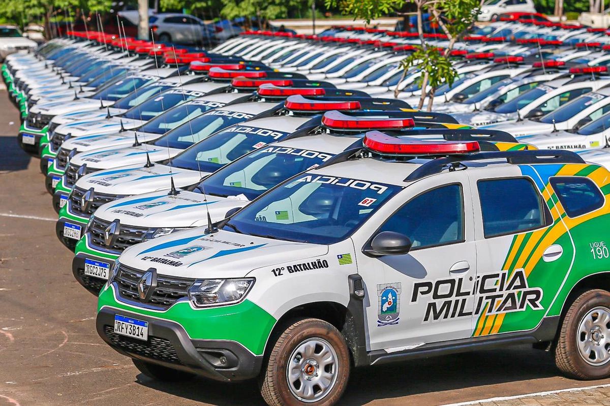 Viaturas da Polícia Militar do Piauí
