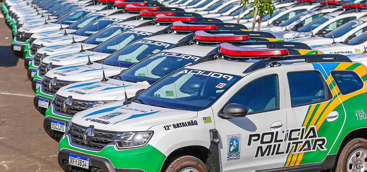 Viaturas da Polícia Militar do Piauí