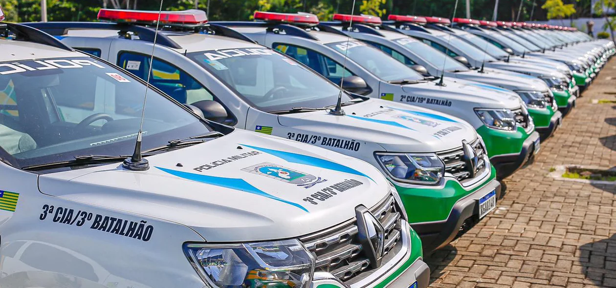 Viaturas entregues à Polícia Militar