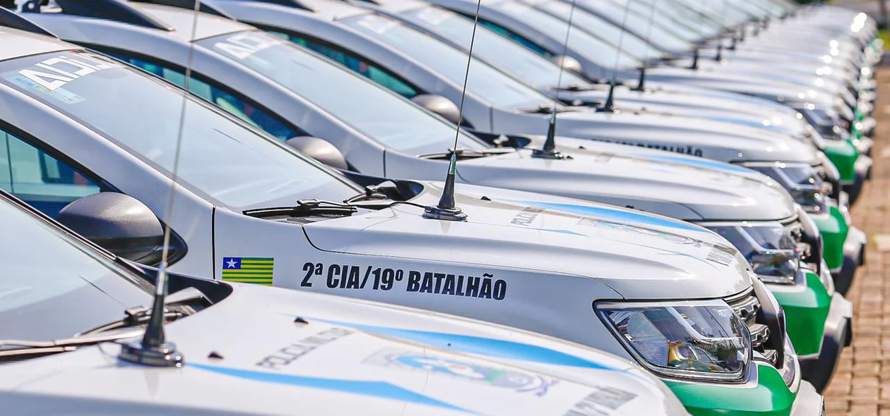 Viaturas entregues para a Polícia Militar