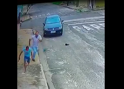 Vítima corre atrás de assaltante no bairro Acarape