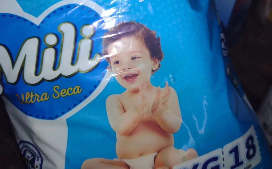 A criança também necessita de fraldas