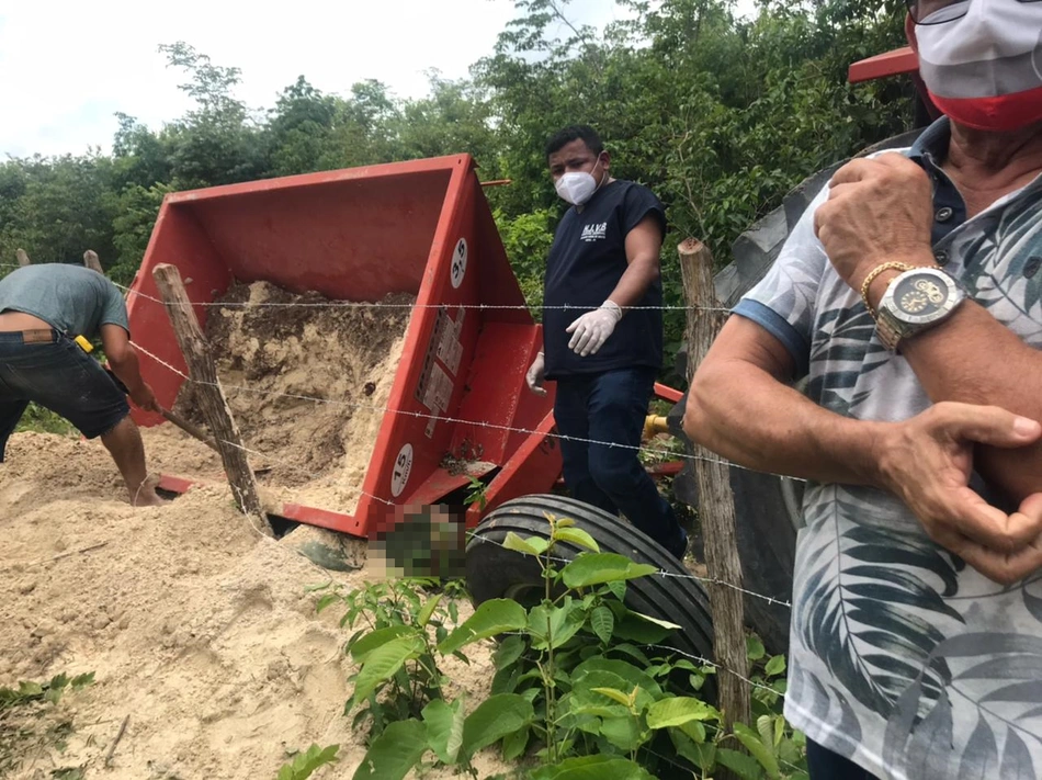 A vítima teve morte imediata