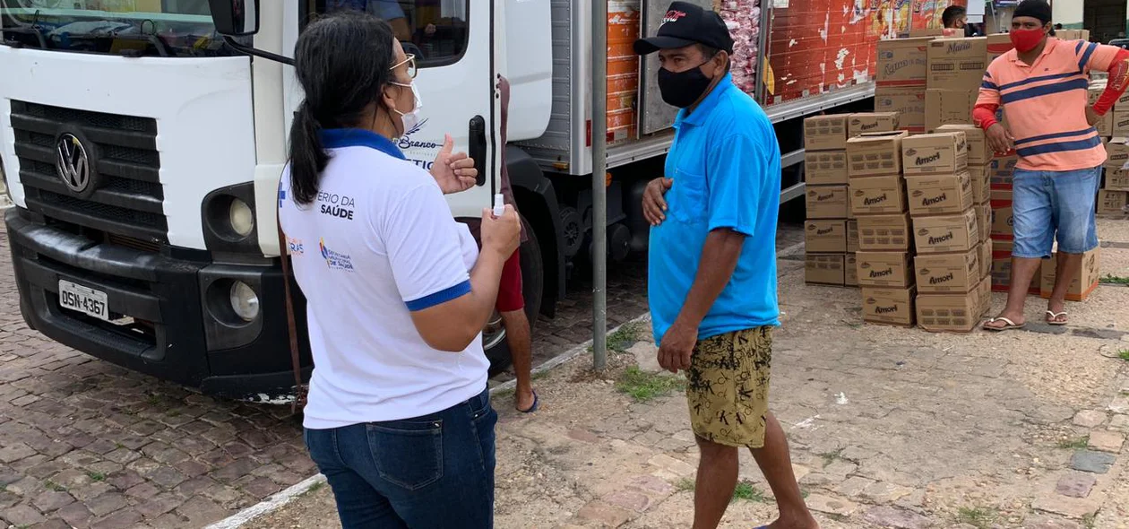 Ações de educação sanitária contra a covid-19
