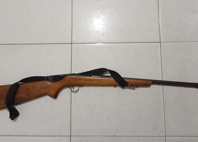 Arma apreendida pela PM