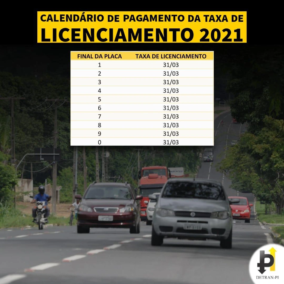 Calendário de pagamento