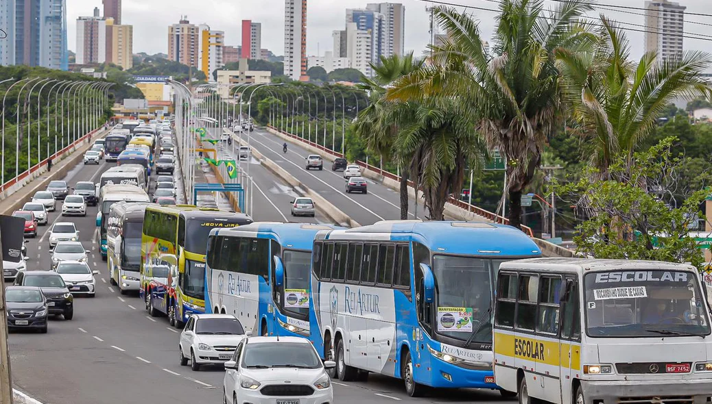 Carreata percorreu principais avenidas de Teresina