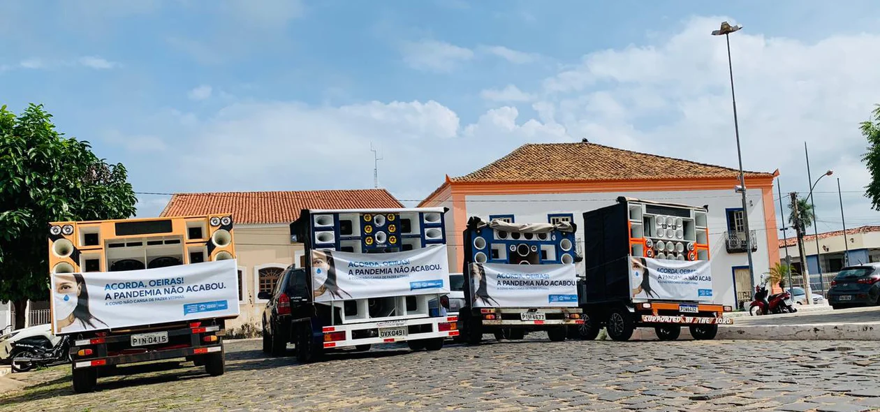 Carro de som foi usado em Oeiras