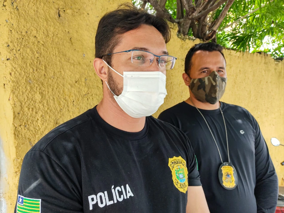 Chefe de investigação do 14º DP de Altos, Henrique Araújo