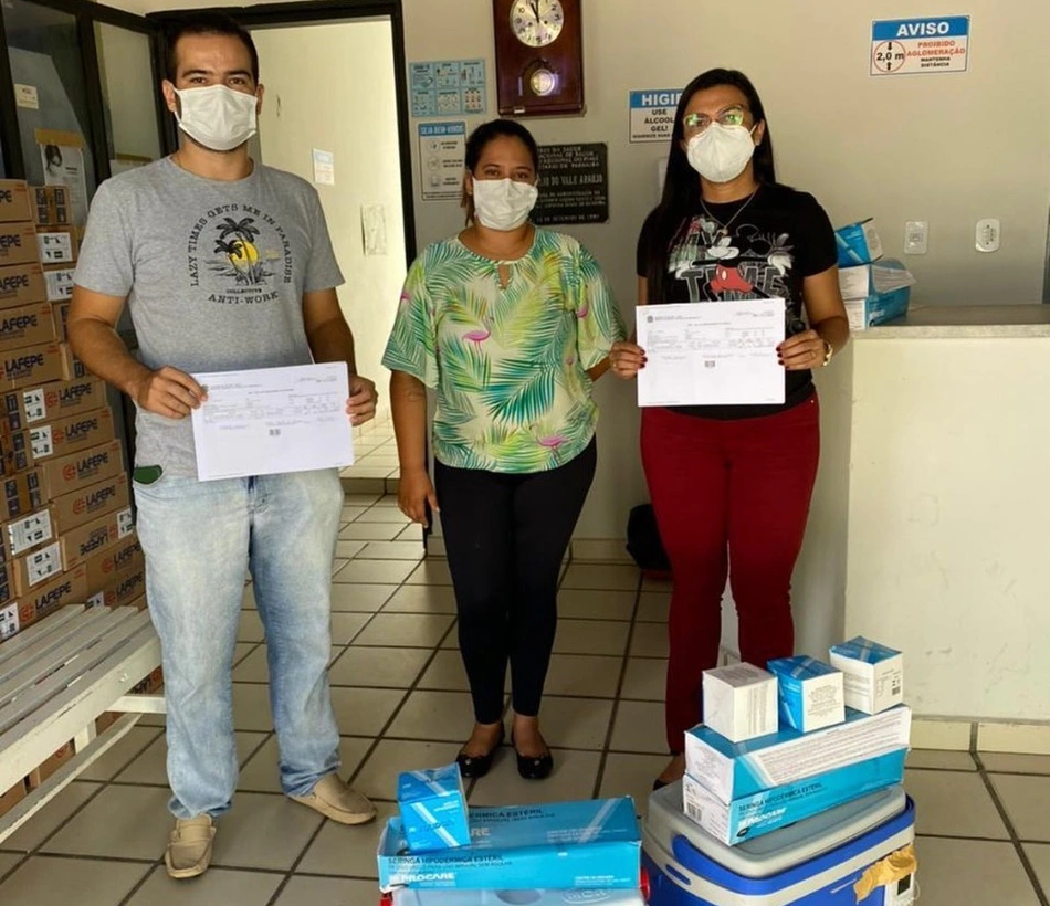 Cocal e Cocal dos Alves recebem nova remessa da vacina contra o coronavírus