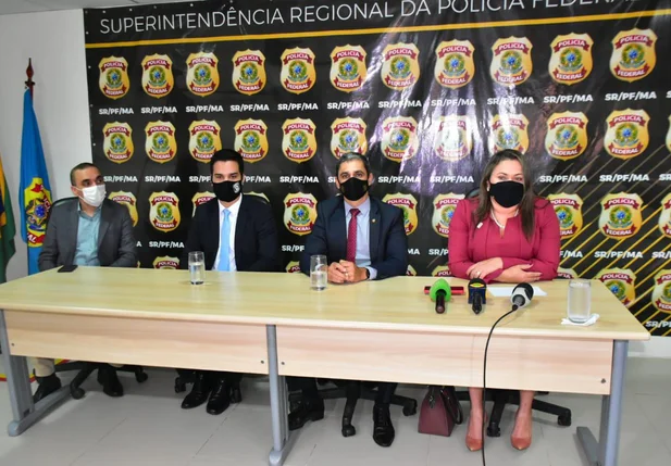 Coletiva de imprensa da Polícia Federal sobre a Operação Estoque Zero