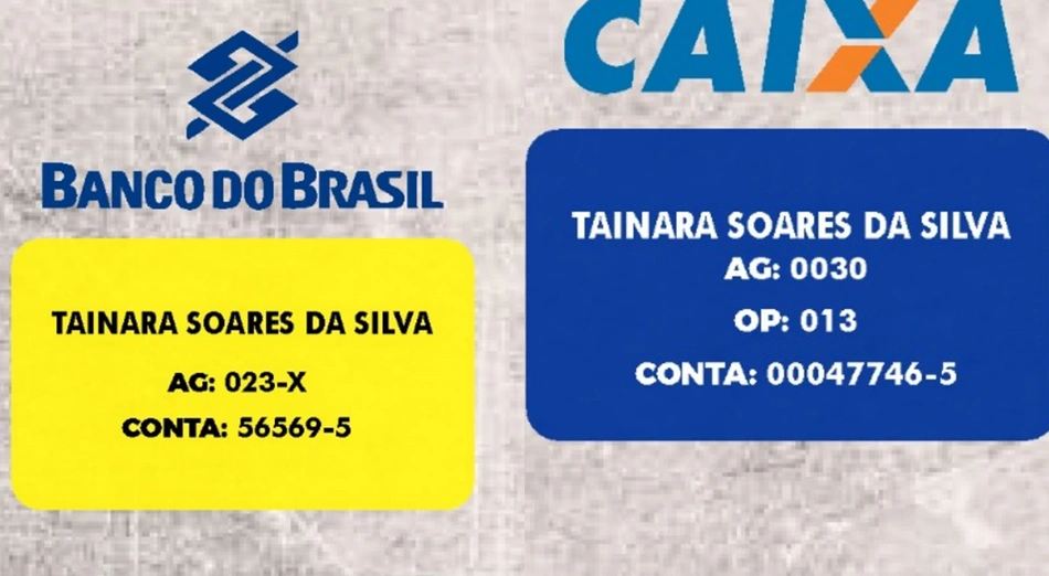 Contas para ajudar Rayssa