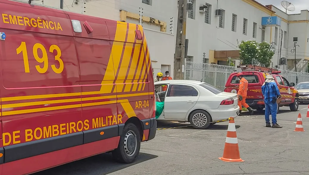 Corpo de Bombeiros atendeu a ocorrência