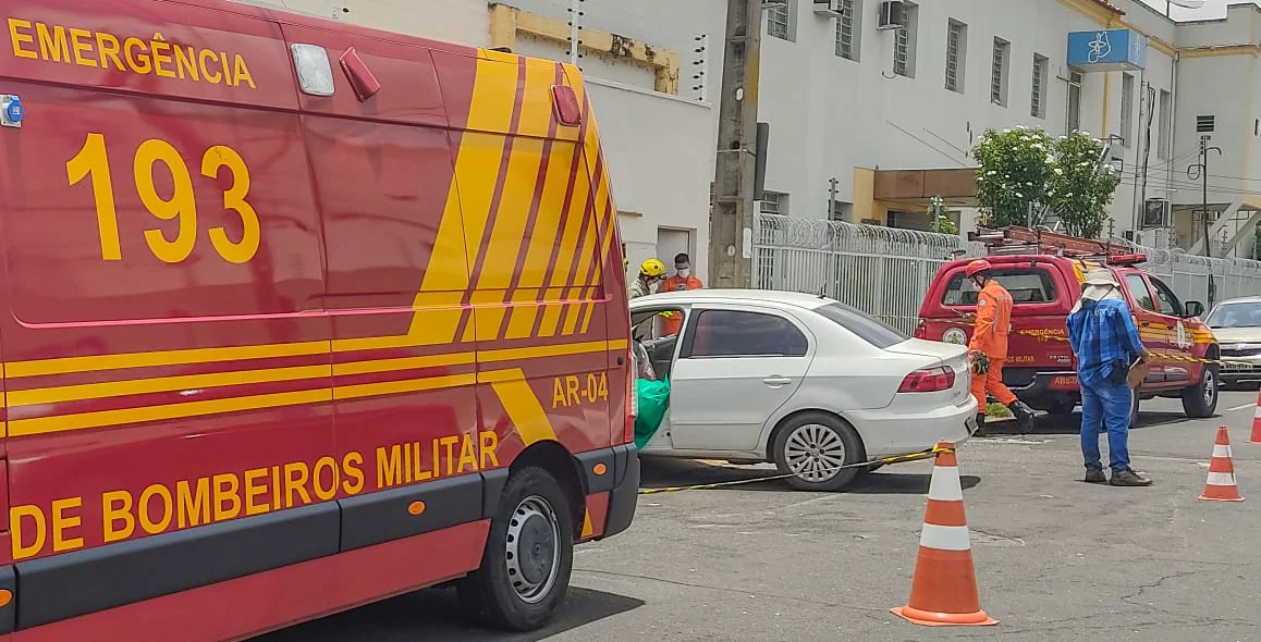Corpo de Bombeiros atendeu a ocorrência