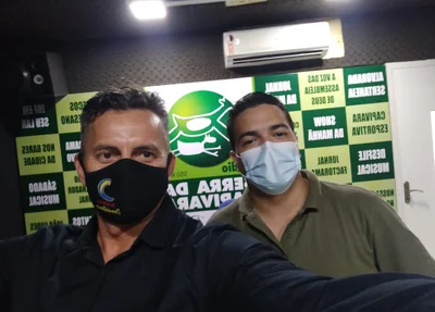 Demóstenes Ribeiro e o vereador Victor Paixão