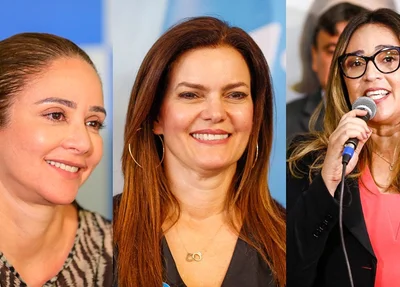 Deputadas Lucy Soares, Margarete Coelho e Rejane Dias