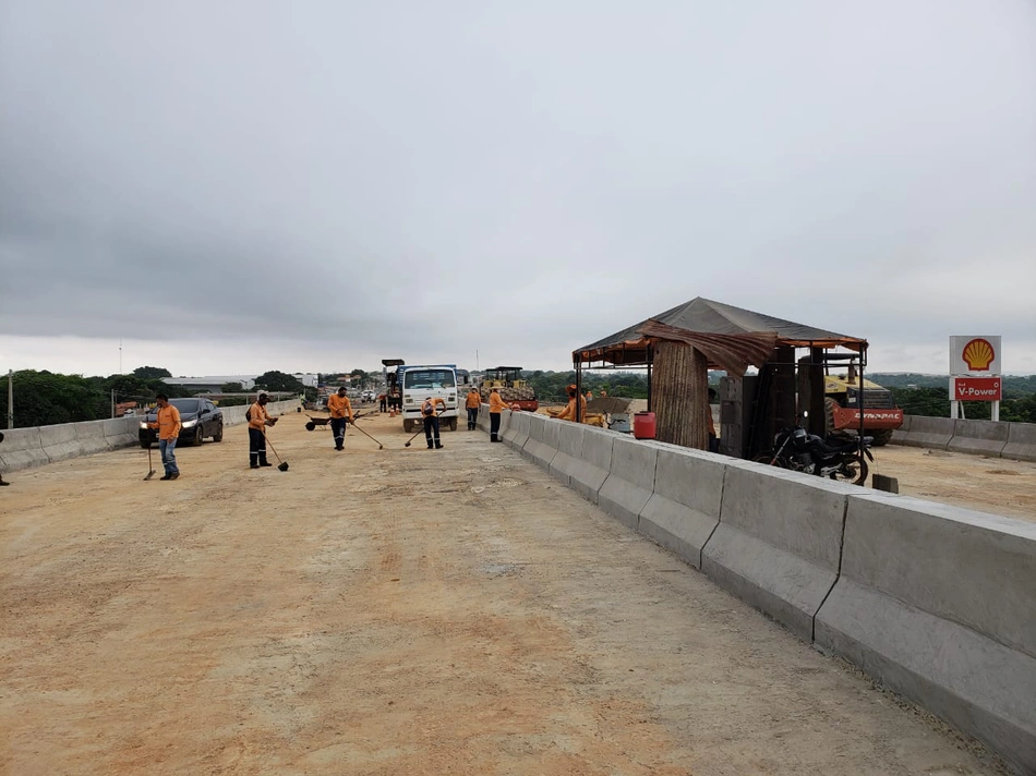 DER já executou 80% das obras de duplicação da BR 316 em Teresina