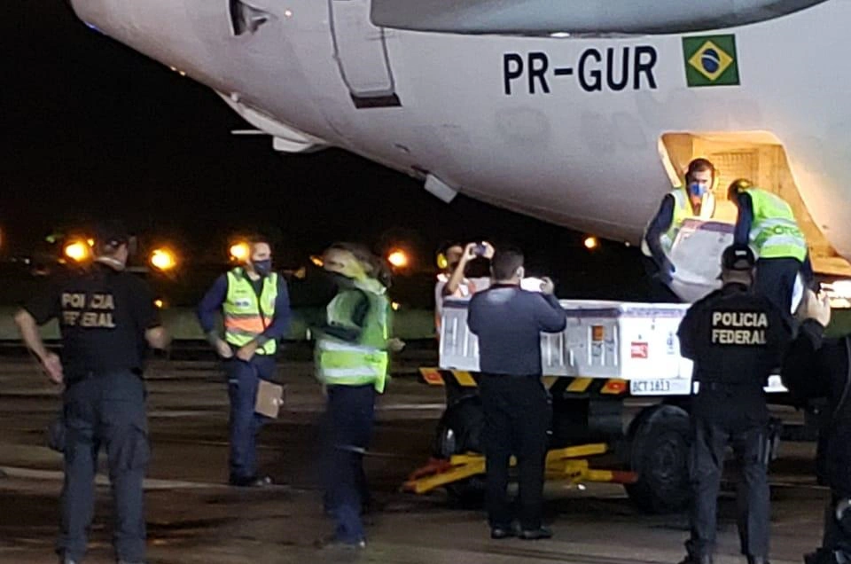 Doses da vacina chegando no Piauí