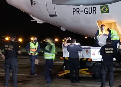 Doses da vacina chegando no Piauí