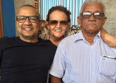 Empresário Helder Eugênio ao lado da mãe, Marlene, e do pai, Altivo Eugênio