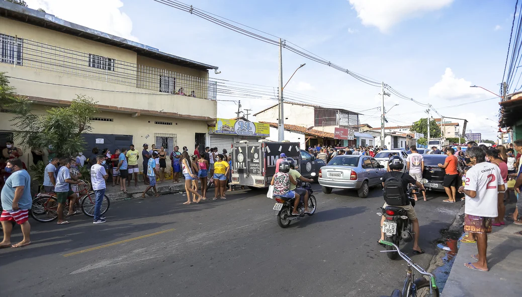 Homicídio avenida Walfrido Samito