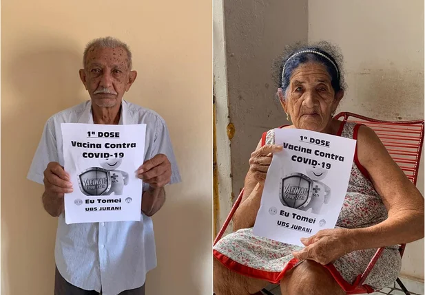 Idosos foram vacinados em Oeiras