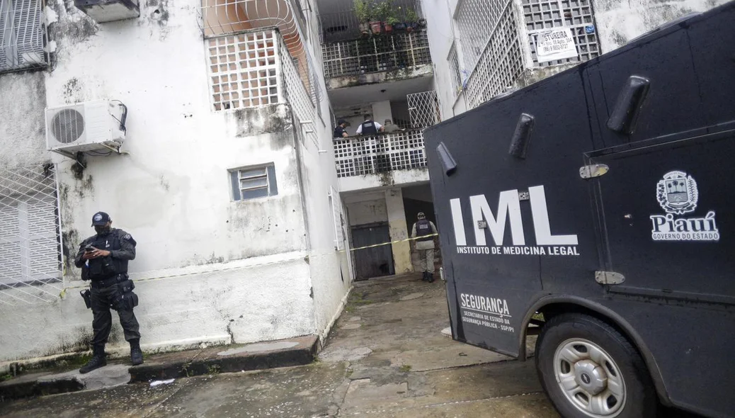 IML no local do crime