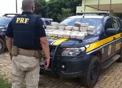 Maconha apreendida pela PRF em Picos