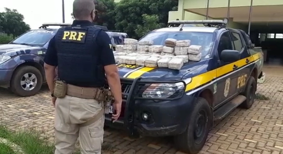 Maconha apreendida pela PRF em Picos