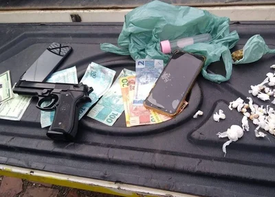 Material apreendido na Operação Quaresma na zona sul de Teresina
