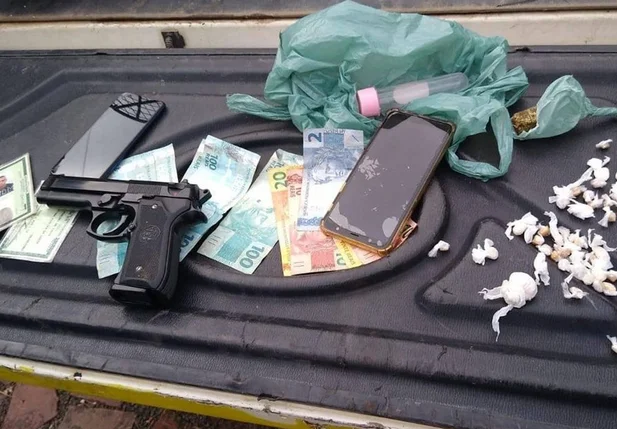 Material apreendido na Operação Quaresma na zona sul de Teresina