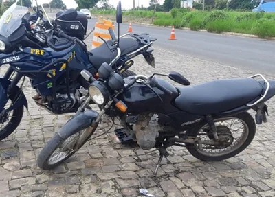 Motocicleta apreendida