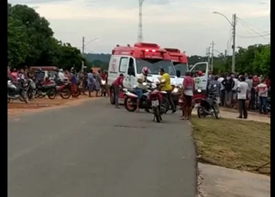 O acidente aconteceu no final da tarde