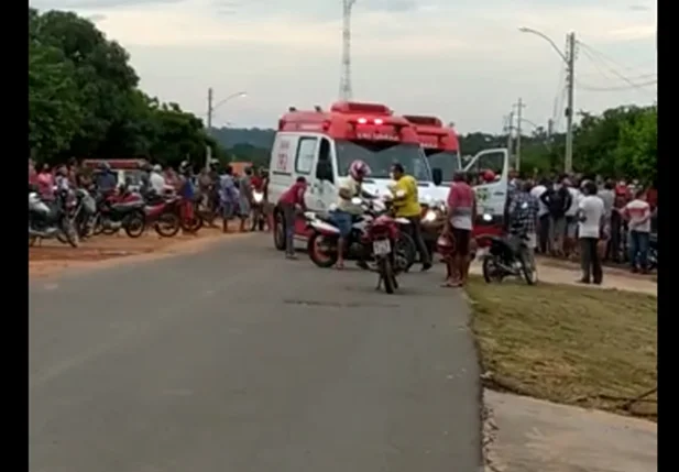 O acidente aconteceu no final da tarde
