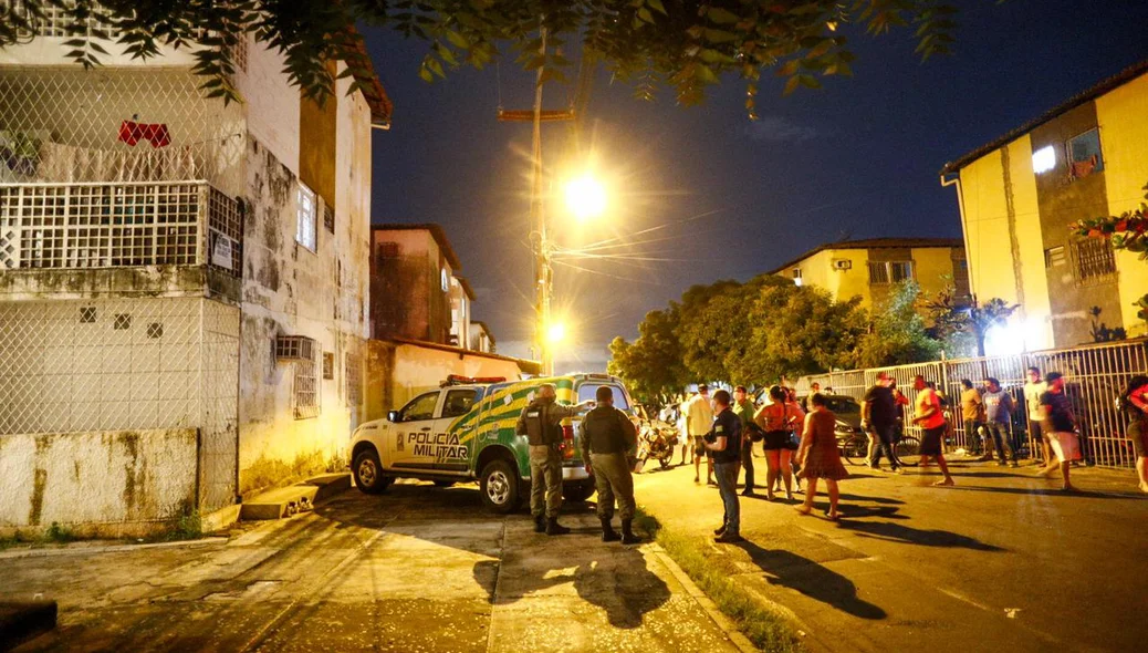 O crime aconteceu na noite desta quarta