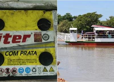 O homem furtou o motor da balsa que pertence à prefeitura do município