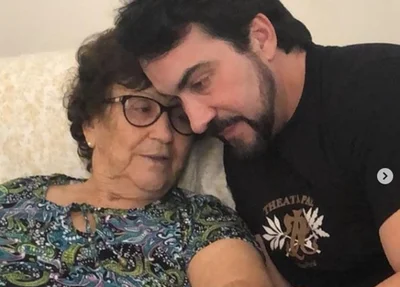 Padre Fábio de Melo e sua mãe