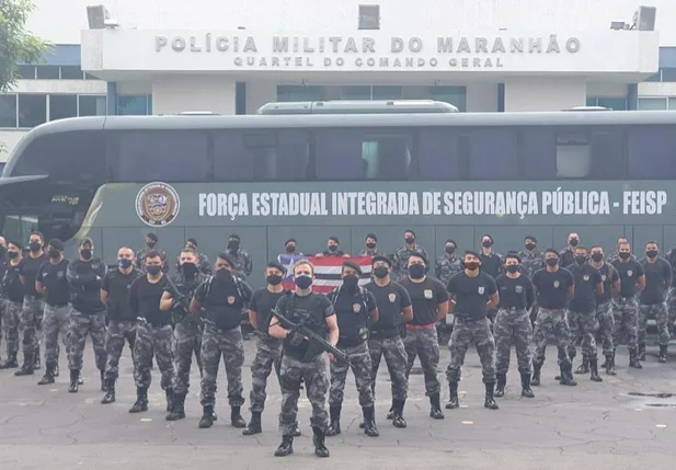 PM recebe reforço de 50 policiais para combater facções em Timon