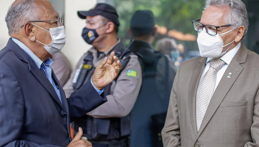 Prefeito Dr. Pessoa e reitor da UFPI, Gildásio Guedes