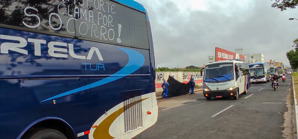 Profissionais do setor de turismo fazem manifestação na Capital