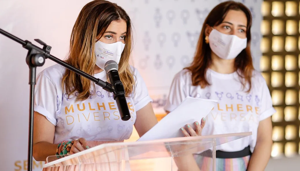 Secretária Karla Berger falou durante solenidade