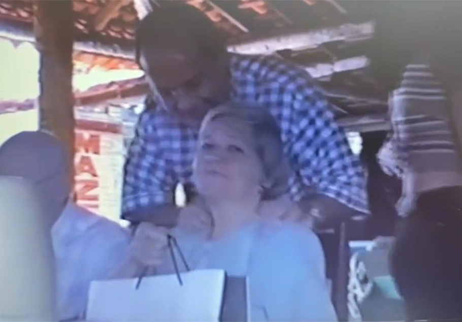 Sílvio Mendes e a mãe Isaura