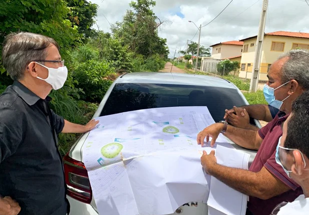 Superintendente Alípio Paiva e equipe da SAAD Sul