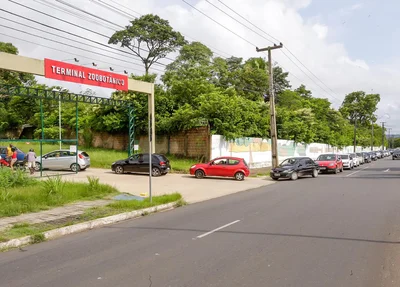 Terminal Zoobotânico virou ponto de vacinação contra covid-19