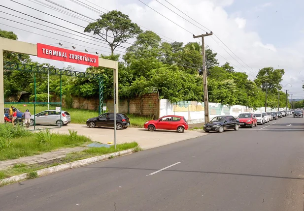 Terminal Zoobotânico virou ponto de vacinação contra covid-19
