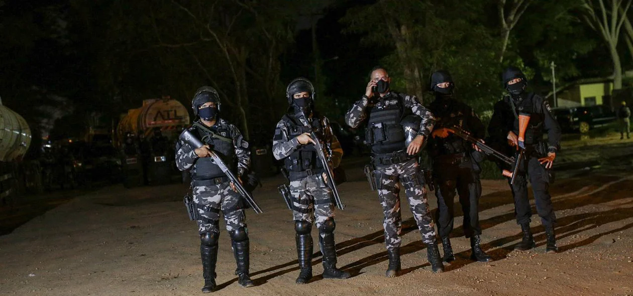 Tropa de Choque foi acionada no Terminal de Petróleo de Teresina