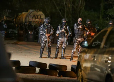Tropa de Choque foi acionada para conter manifestantes