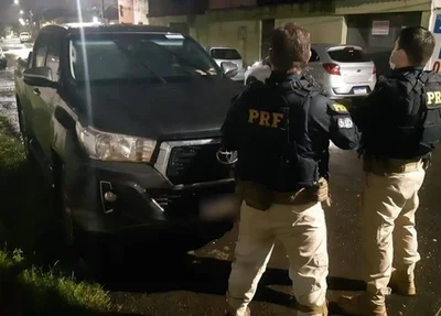 Veículo recuperado pela PRF